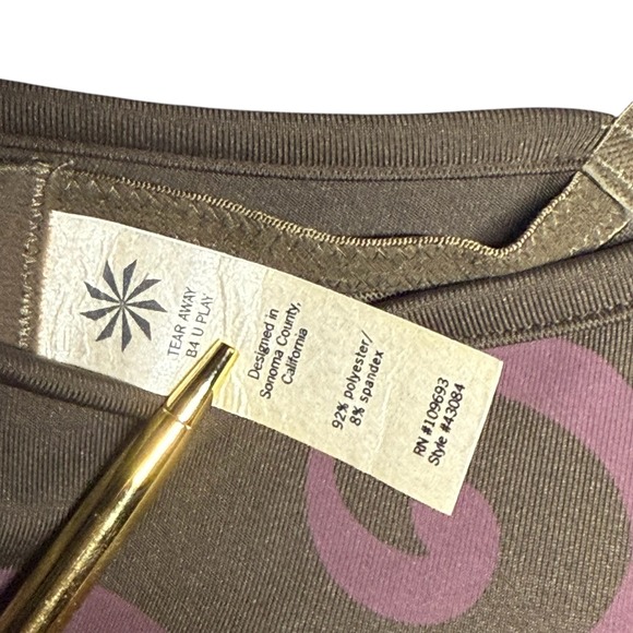 Athleta Brown Pink Floral Spaghetti Strap Mini Dress Size S - Picture 5 of 10